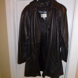 Valerie Stevens New Zealand Lambskin Trench Coat